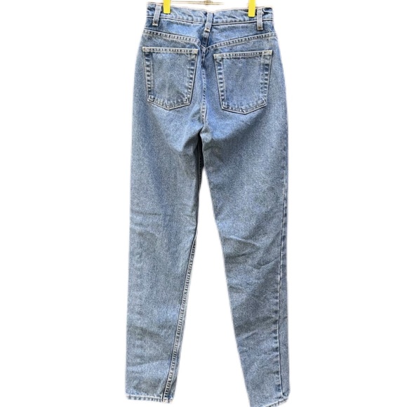 AMERICAN APPAREL HIGH WAISTED LIGHT BLUE DENIM 24” WAIST - Picture 2 of 5